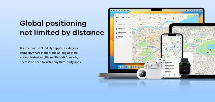 Daiktų ieškiklis Remax RT-G2303 Anti-Lost Device baltas