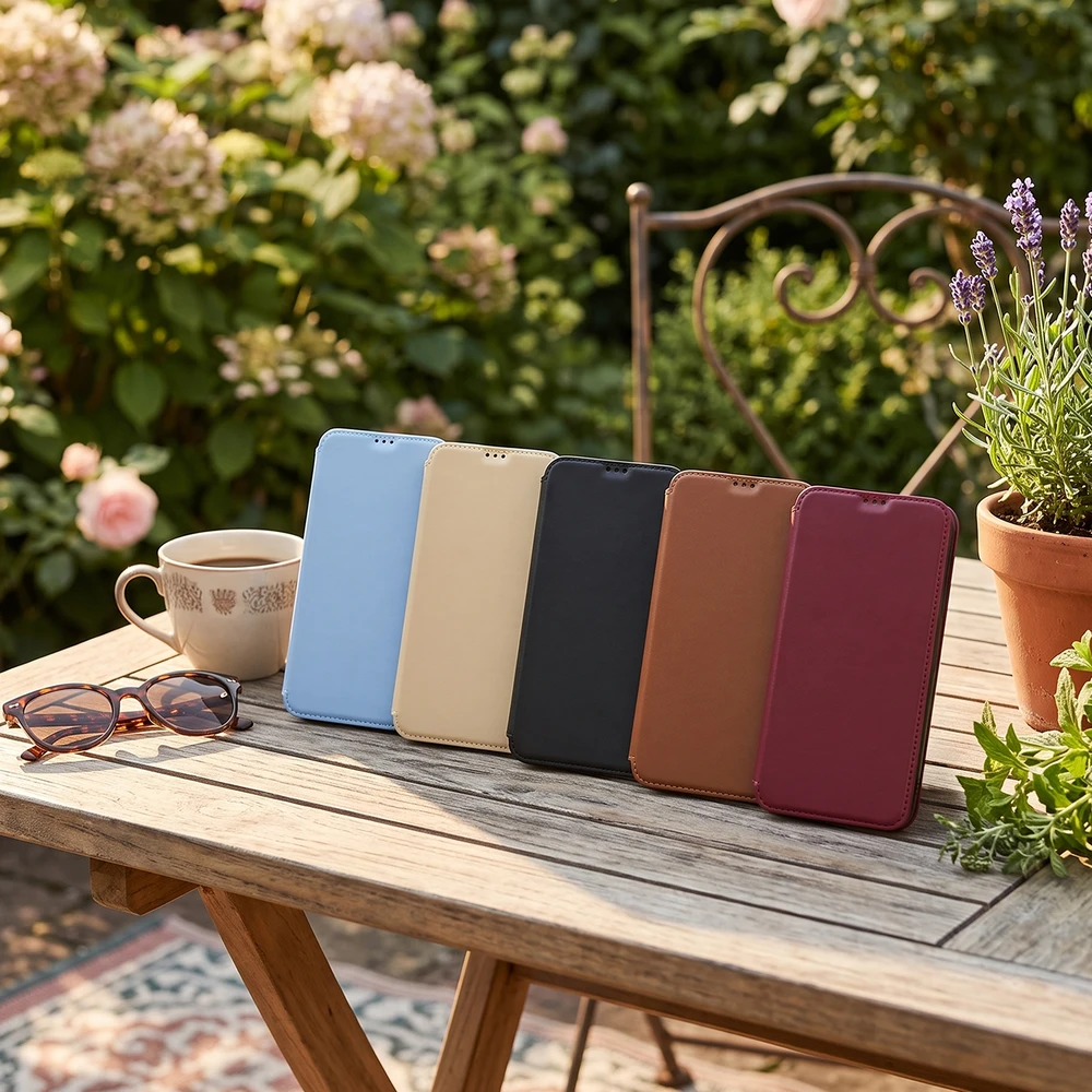 Dėklas Telforceone Smart Touch case for Samsung Galaxy S24 ruda