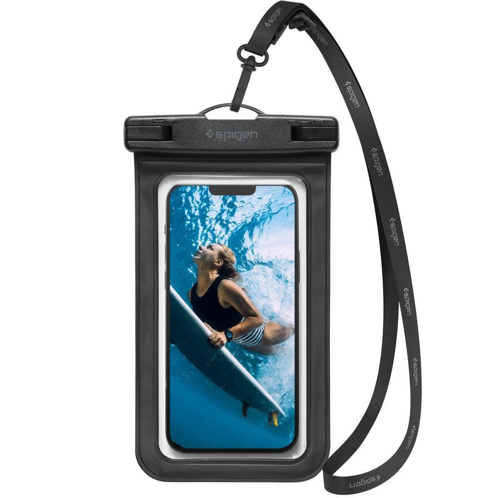 Spigen Aqua Shield A601 vandeniui atsparus dėklas IPX8 – juodas