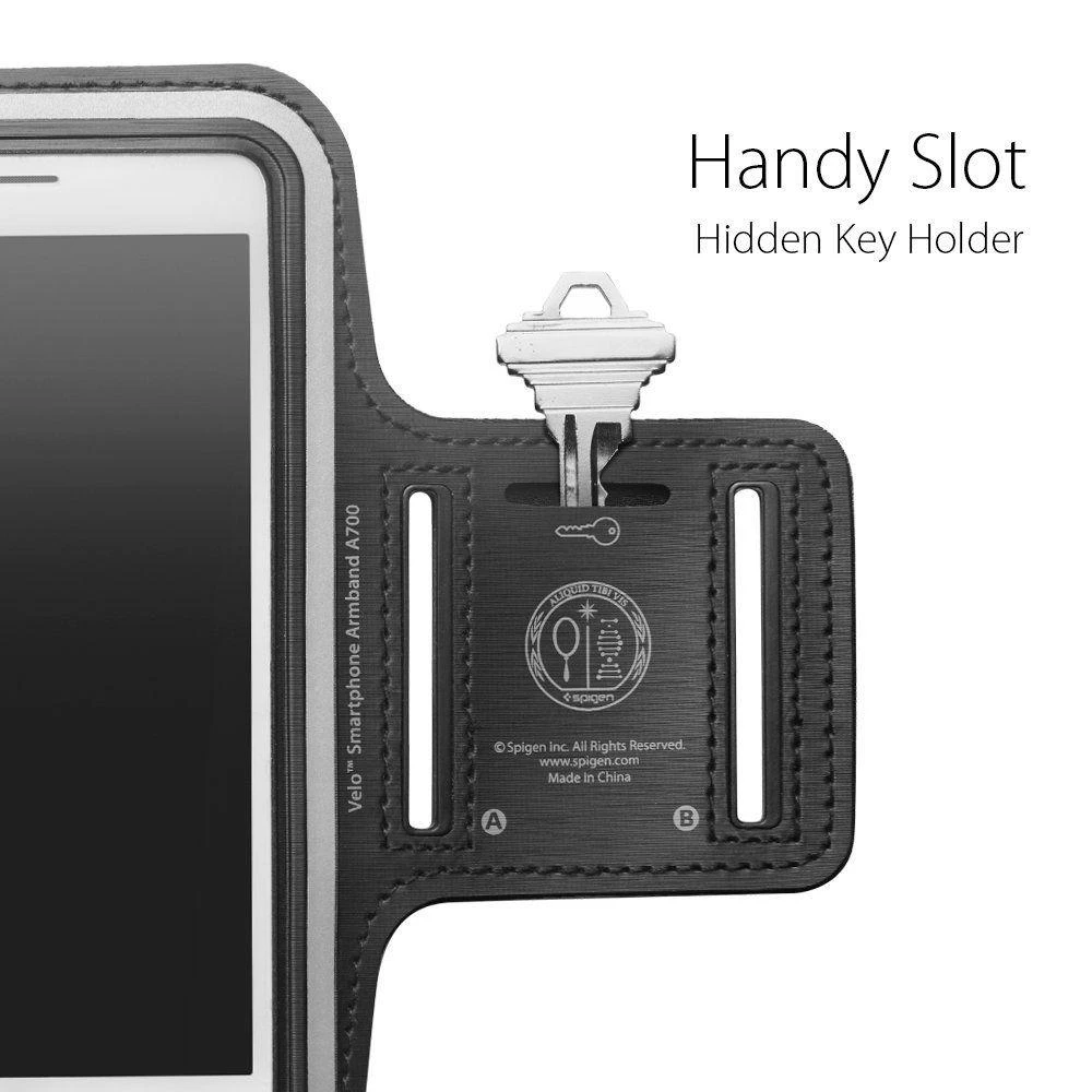 Spigen A703 Dyanmic Shield ArmBand dėklas juodos spalvos