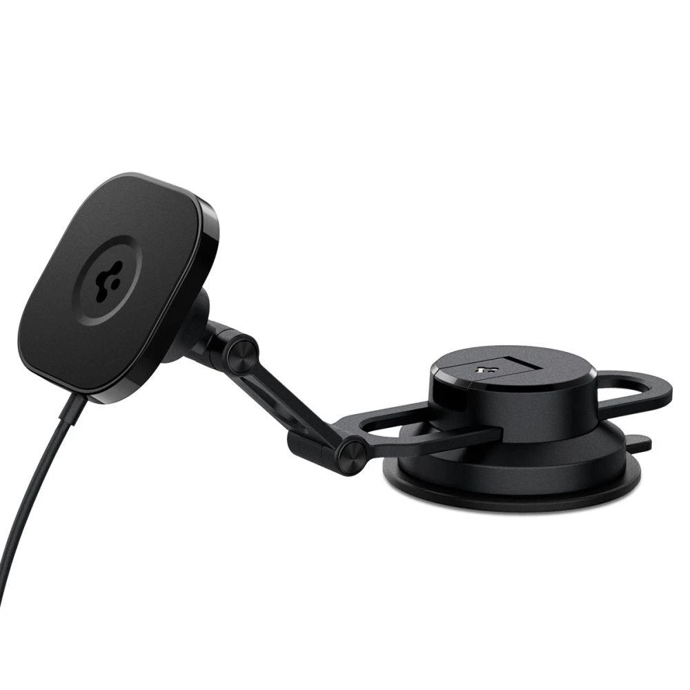 Spigen automobilio laikiklis Onetap Pro 3 ITS35W-3 DASH su QI 10W, skirtas iPhone su Magsafe juoda