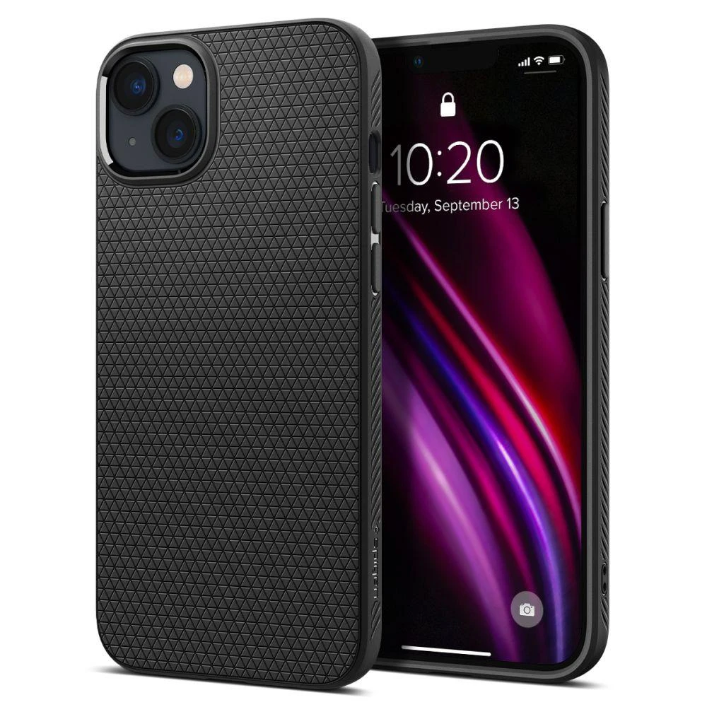 Dėklas SPIGEN LIQUID AIR IPHONE 14 PRO MAX MATTE Juodas