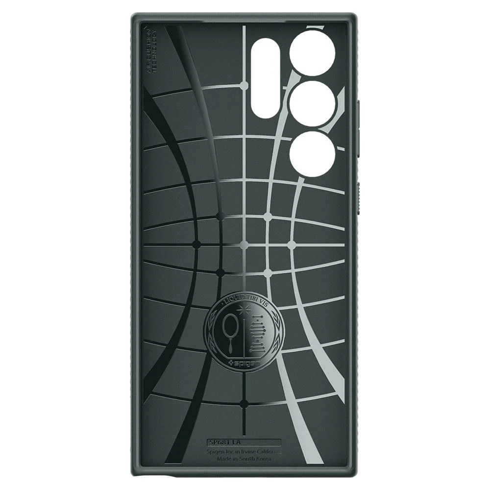Spigen Liquid Air dėklas skirtas Samsung Galaxy S23 Ultra, spalva - Abyss Green