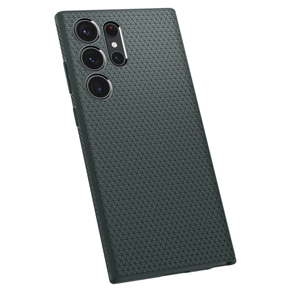 Spigen Liquid Air dėklas skirtas Samsung Galaxy S23 Ultra, spalva - Abyss Green
