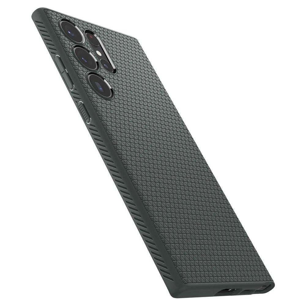 Spigen Liquid Air dėklas skirtas Samsung Galaxy S23 Ultra, spalva - Abyss Green