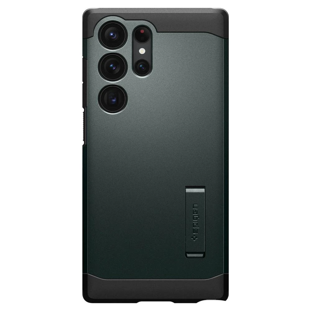 Spigen Tough Armor dėklas skirtas Samsung Galaxy S23 Ultra, spalva - Abyss Green