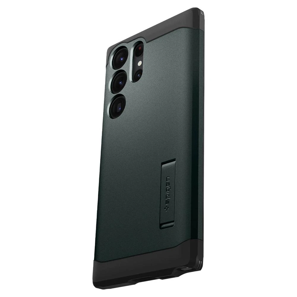 Spigen Tough Armor dėklas skirtas Samsung Galaxy S23 Ultra, spalva - Abyss Green