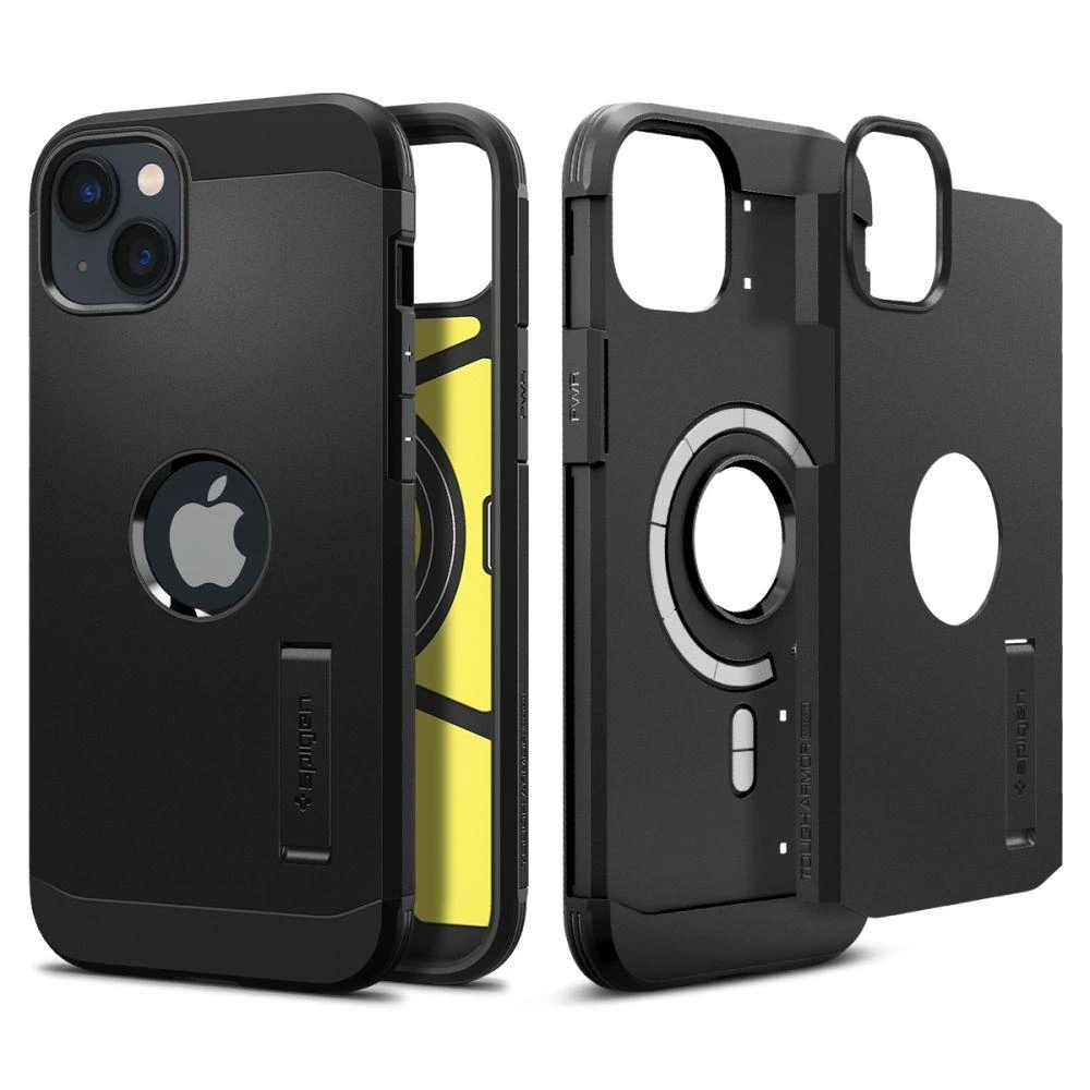 Spigen Tough Armor (MagFit) dėklas skirtas Apple iPhone 14, spalva - Juoda