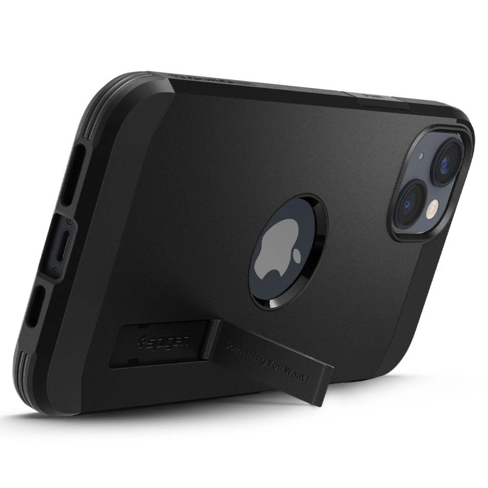 Spigen Tough Armor (MagFit) dėklas skirtas Apple iPhone 14, spalva - Juoda