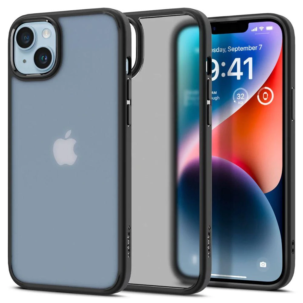 Spigen Ultra Hybrid Apple iPhone 14 Plus FROST dėklas telefonui juodos spalvos
