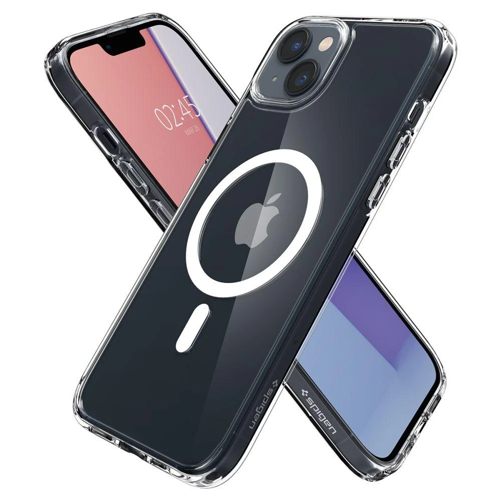 Spigen Ultra Hybrid (MagFit) dėklas skirtas Apple iPhone 14 Pro, spalva - Balta