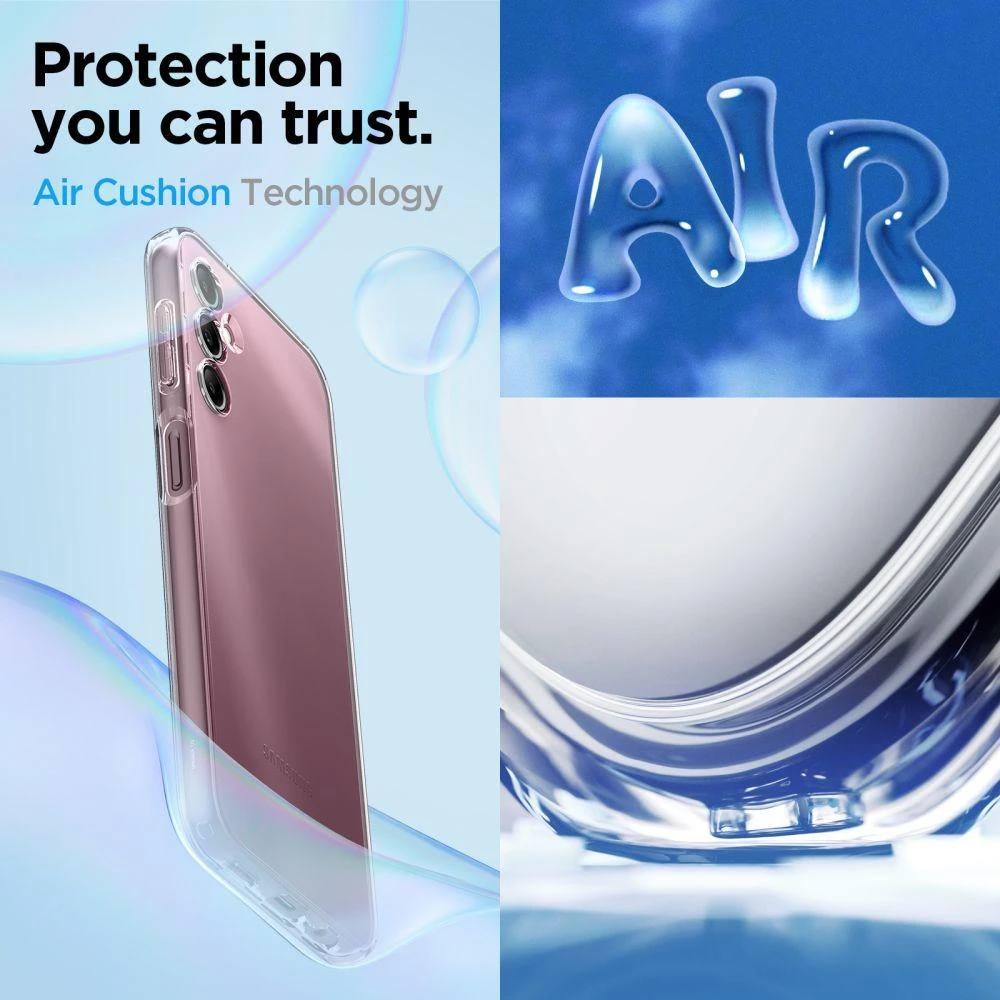 Spigen Liquid Crystal dėklas skirtas Samsung Galaxy A14 5G (NA), spalva - Crystal Clear
