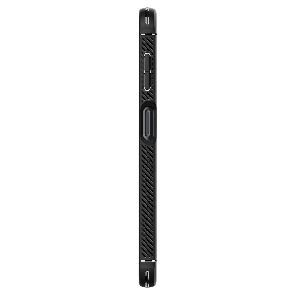 Dėklas Spigen Rugged Armor, juodas - Samsung Galaxy A14 5G