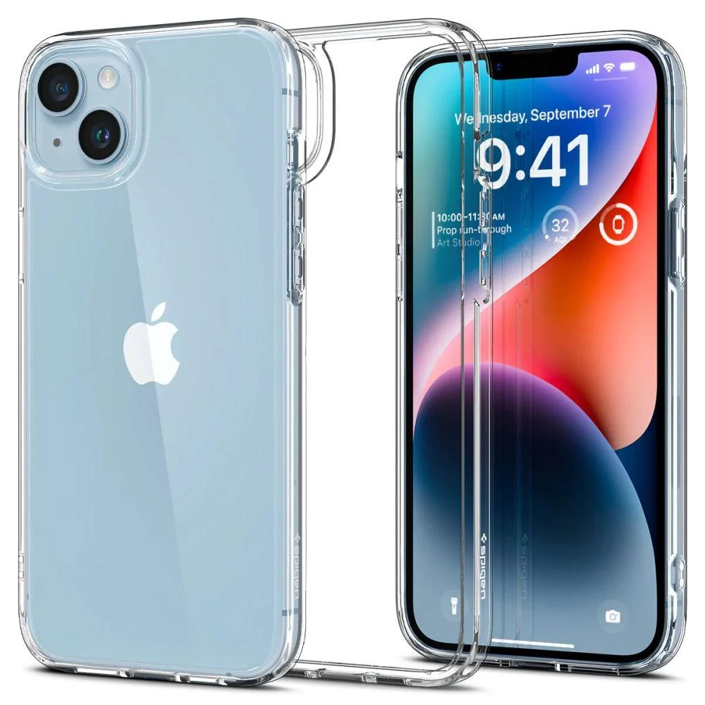 Spigen Ultra Hybrid dėklas skirtas Apple iPhone 14 Pro, spalva - Crystal Clear
