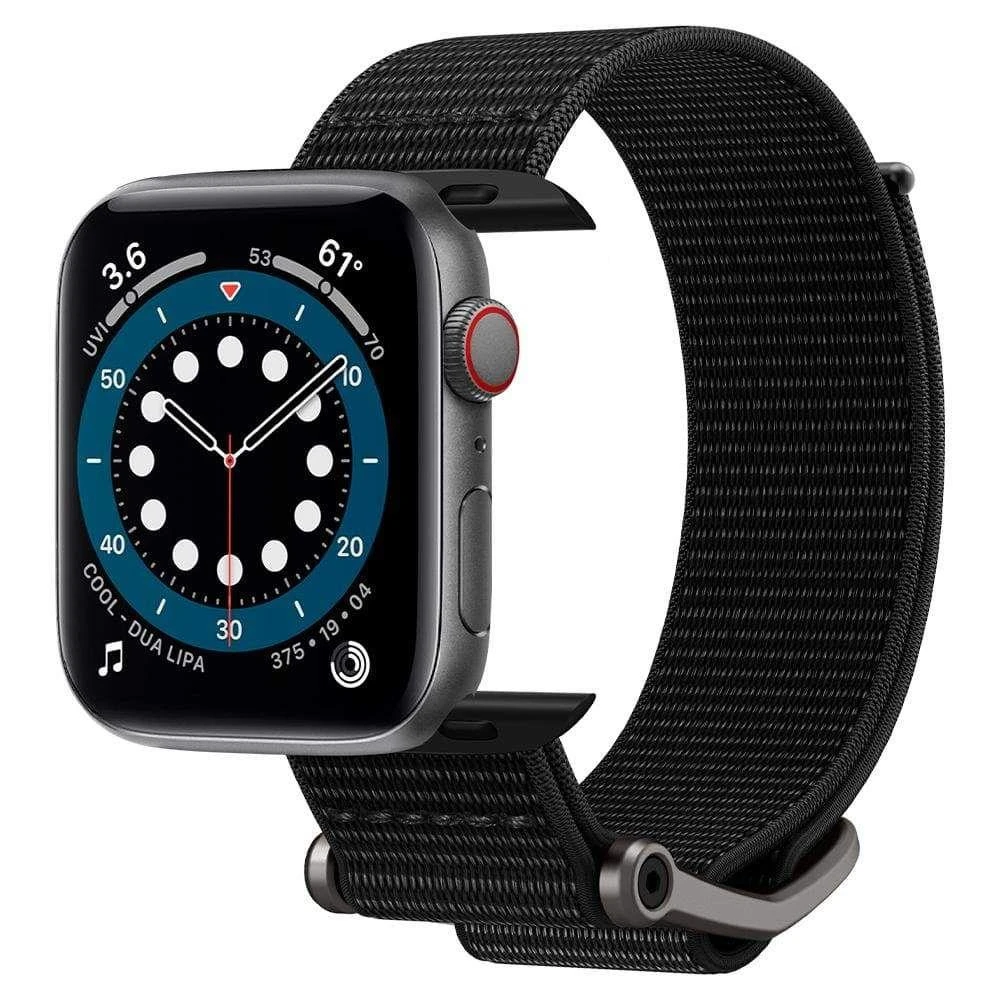 Išmaniojo laikrodžio Apple 4/5/6/7/SE dirželis, Juodos spalvos, 44/45mm