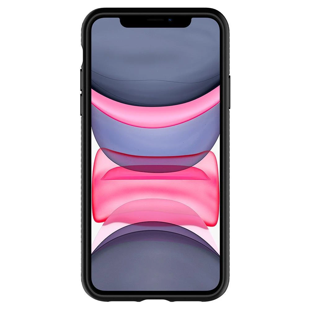 Spigen Liquid Air dėklas skirtas Apple iPhone 11, spalva - Matte Black
