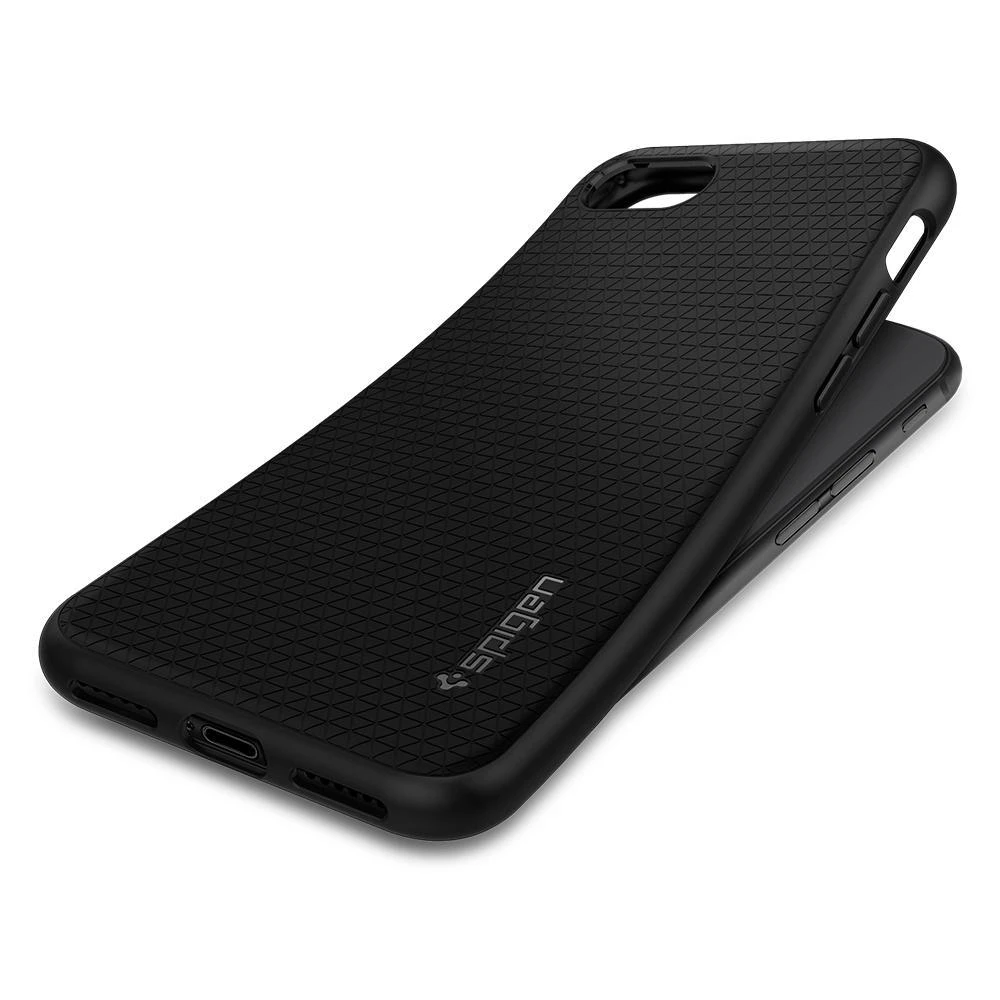 Dėklas Spigen LIQUID AIR Apple iPhone 7 / 8 / SE 2020 / 2022 Juodas