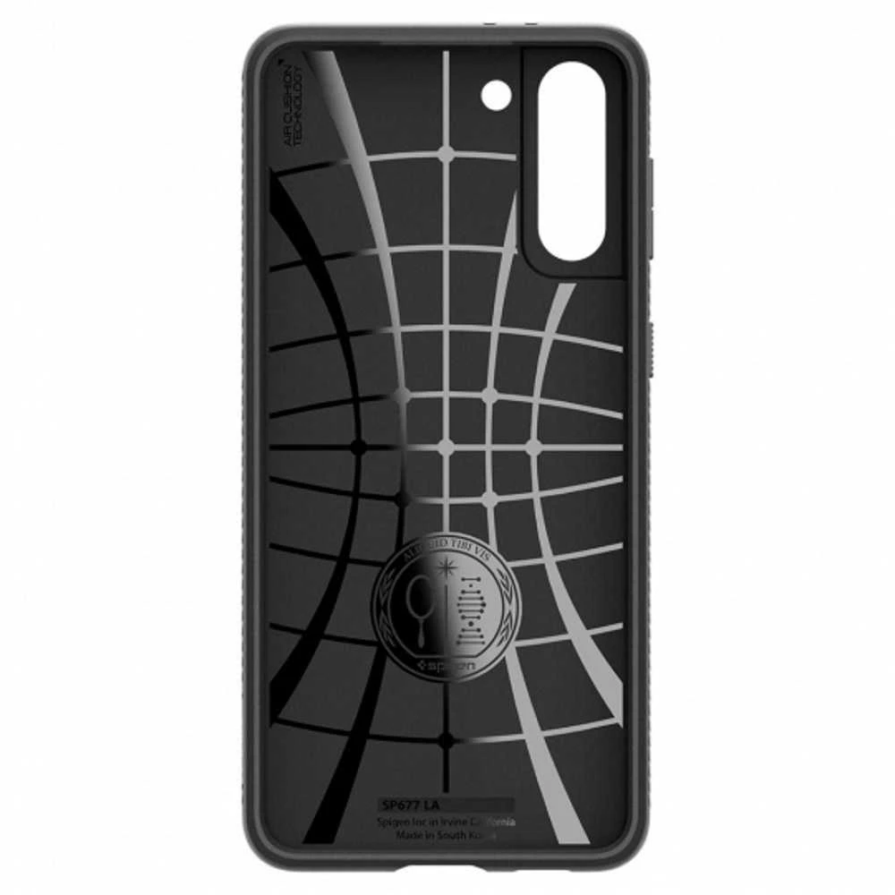 Dėklas Spigen Liquid Air, juodos spalvos – Samsung Galaxy S21 Ultra