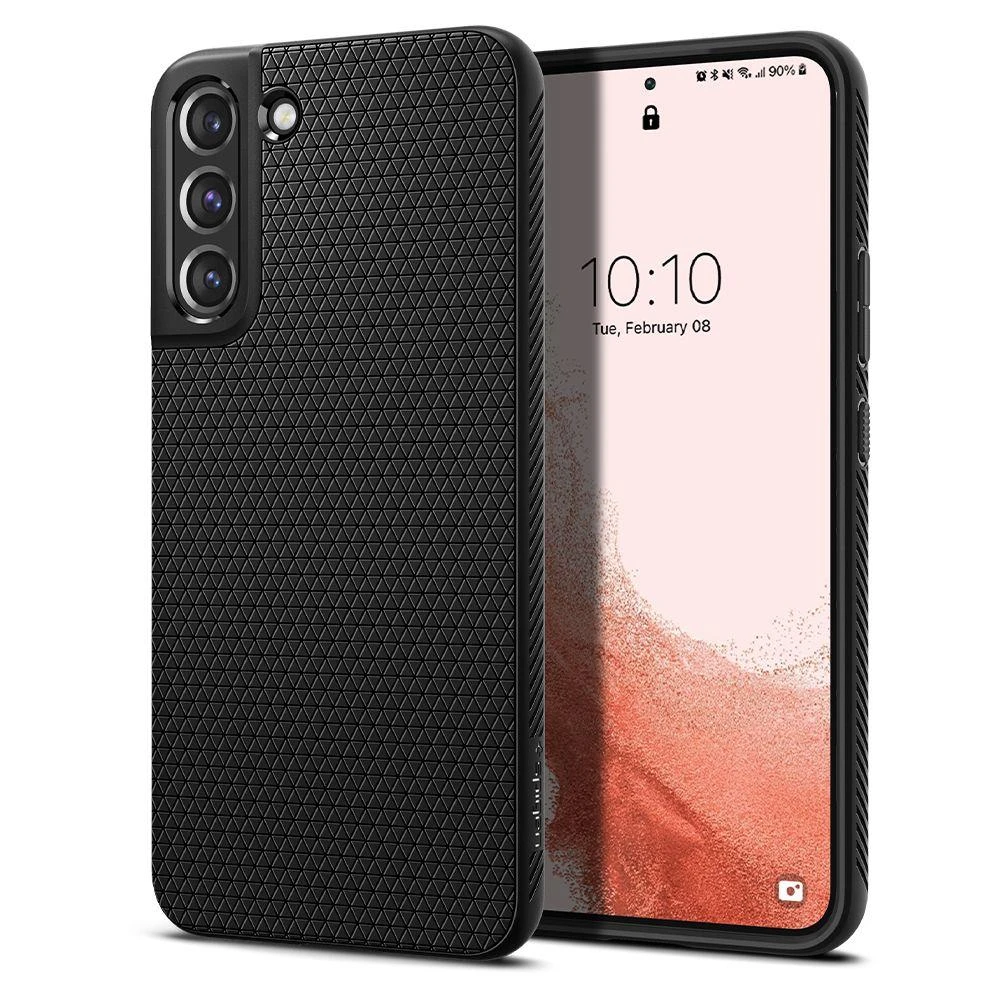 Spigen Liquid Air dėklas skirtas Samsung Galaxy S22 Plus, spalva - Matte Black