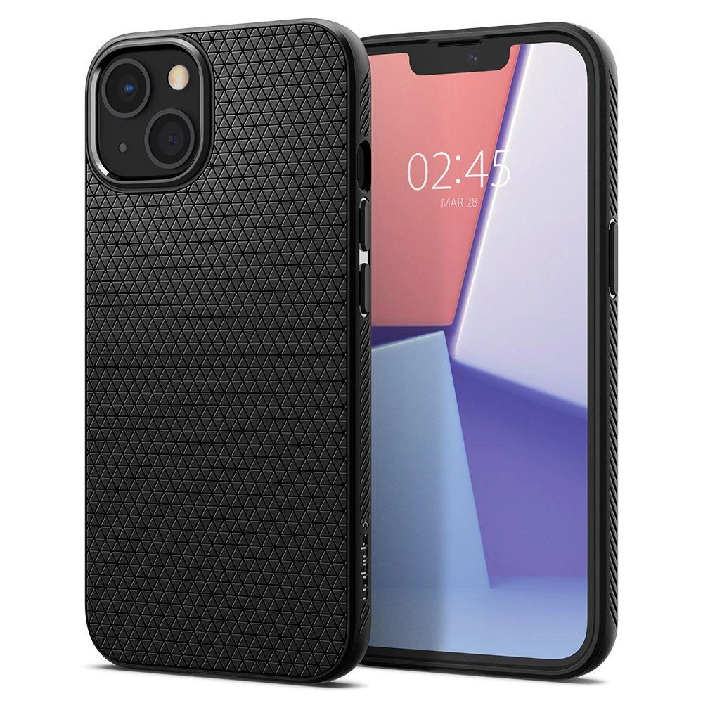 Spigen Liquid Air dėklas skirtas Apple iPhone 13 Pro Max, spalva - Matte Black