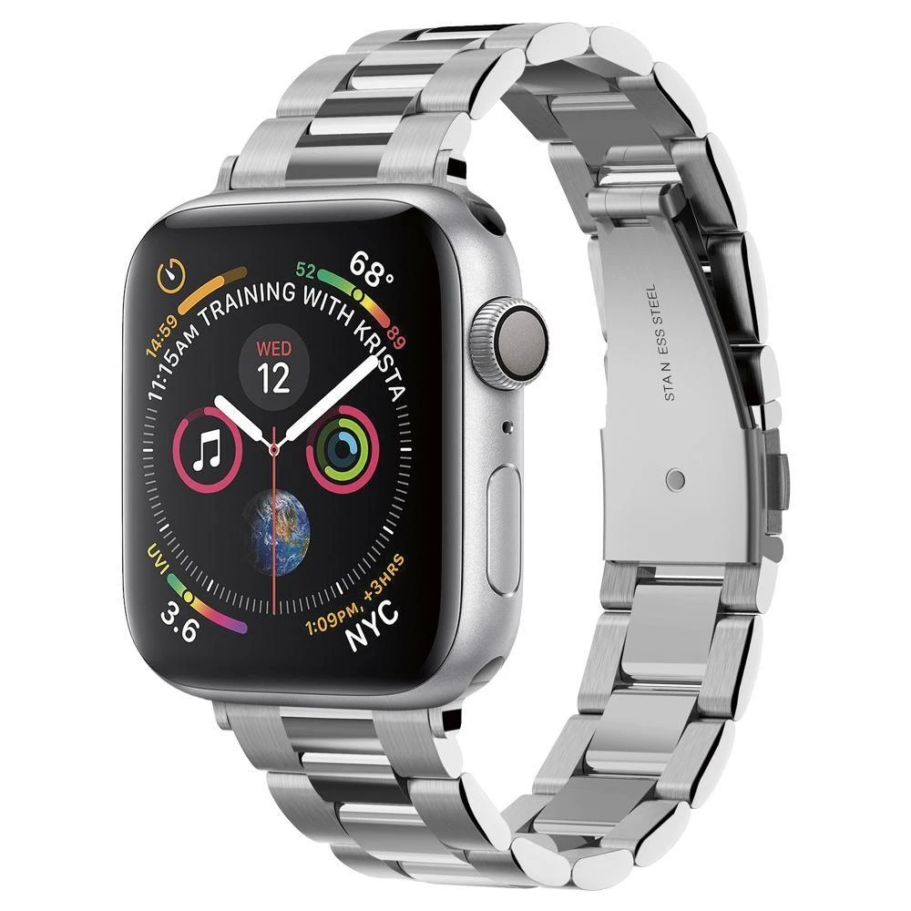 Išmaniojo laikrodžio Apple 1/2/3/4 dirželis, Sidabrinės spalvos, 42/44mm