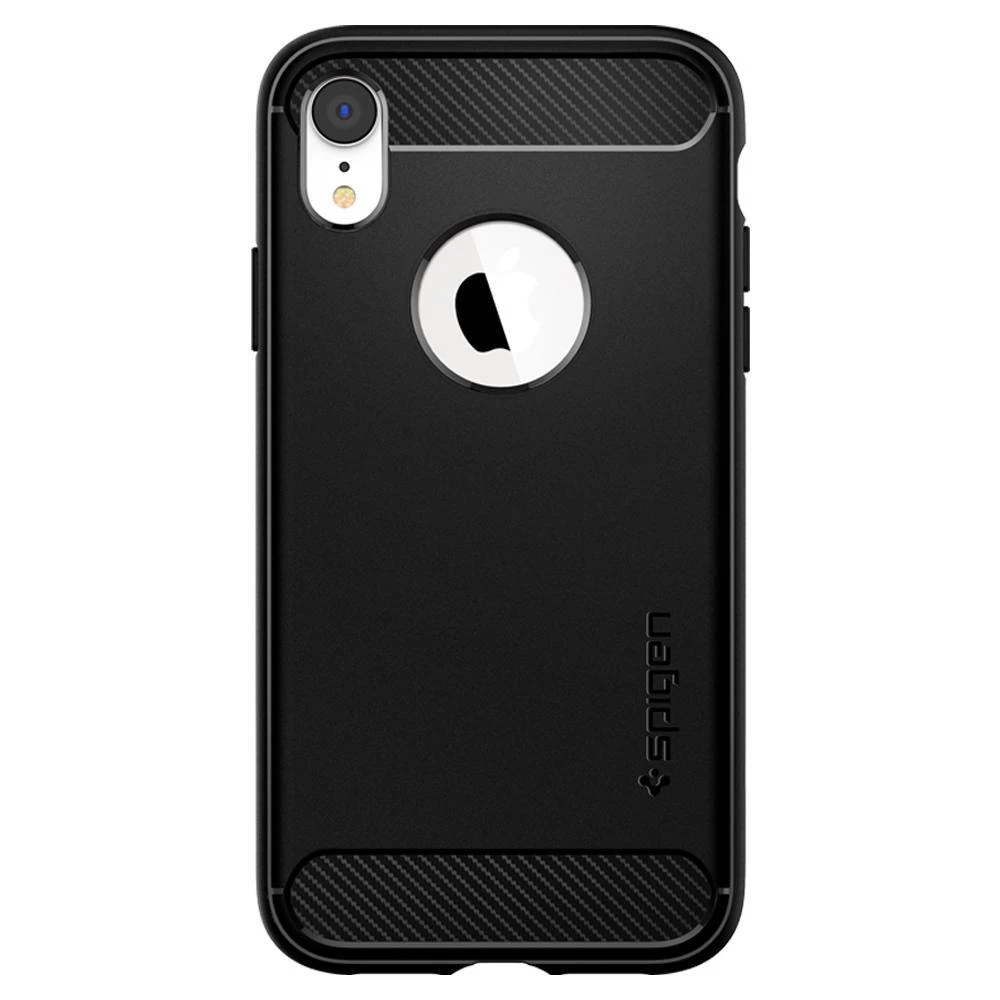 Spigen Rugged Armor – dėklas skirtas Apple iPhone 12 / Apple iPhone 12 Pro Case Juodas