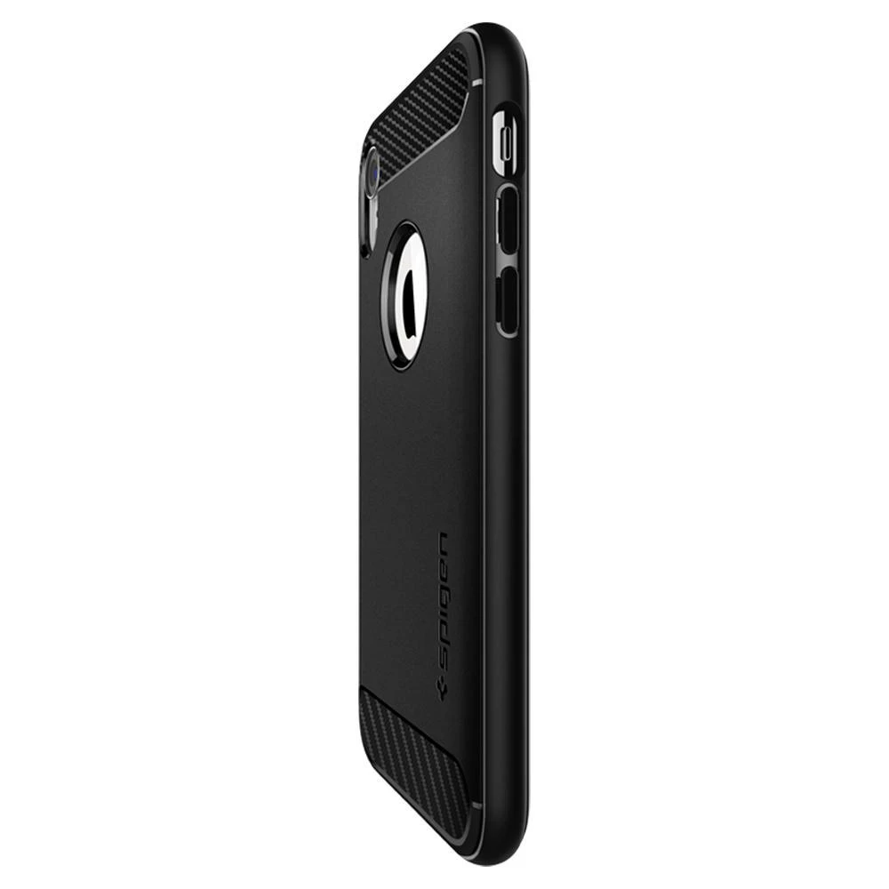 Spigen Rugged Armor – dėklas skirtas Apple iPhone 12 / Apple iPhone 12 Pro Case Juodas