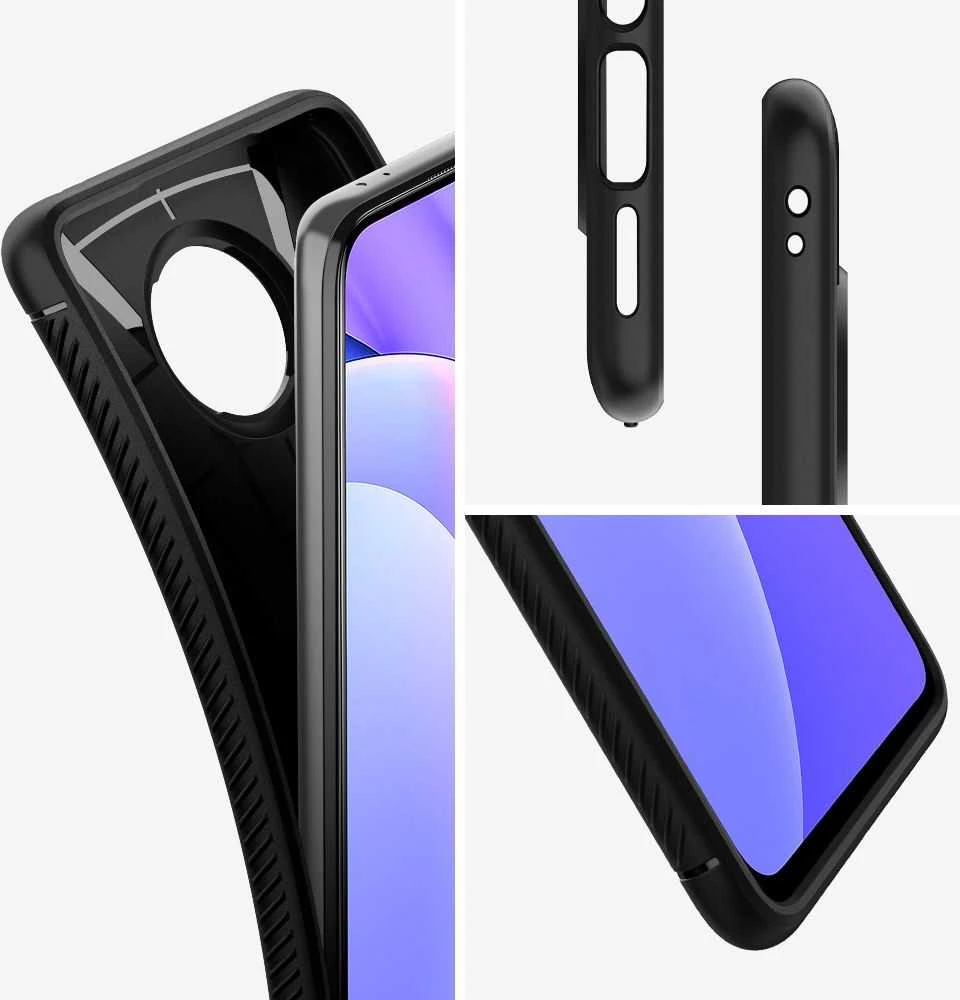 Spigen Rugged Armor dėklas skirtas Samsung Galaxy S21, spalva - Matte Black