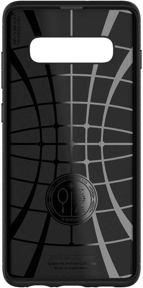 Spigen Rugged Armor - dėklas skirtas Samsung Galaxy S10 Juodas