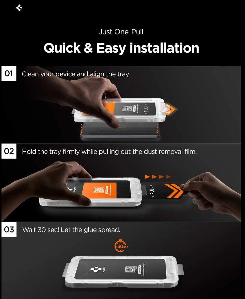 Spigen Glas.Tr Ez Fit Pro HD Apsauginis stiklas 2-pack skirtas Samsung Galaxy S26 Ultra