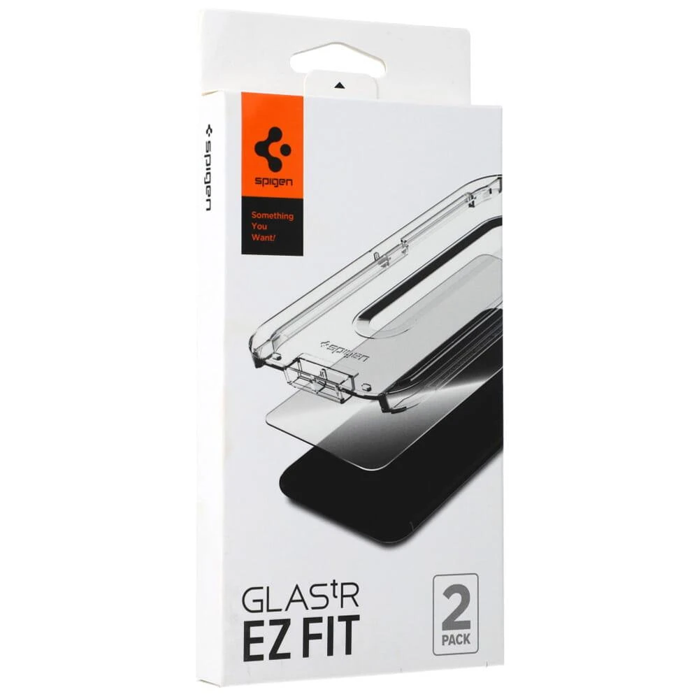 Apsauginis ekrano stiklas Spigen TR „EZ FIT” 2-pack Apple iPhone 12/12 Pro
