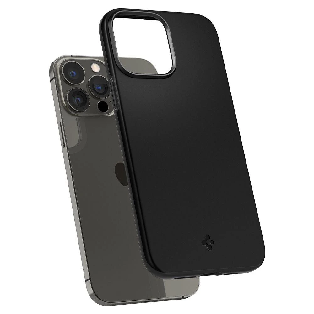 Dėklas Spigen Thin Fit – Apple iPhone 13 Case Juodas