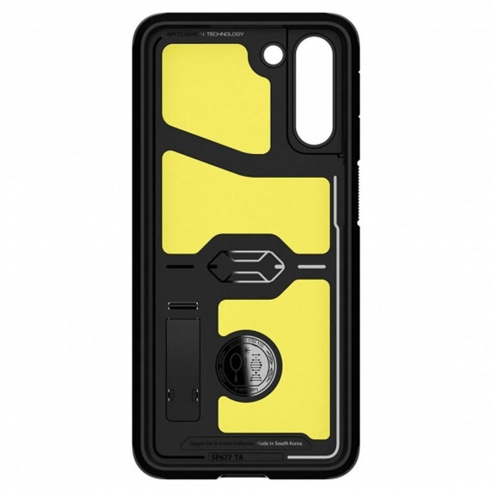 Dėklas Spigen Tough Armor, juodos spalvos – iPhone SE