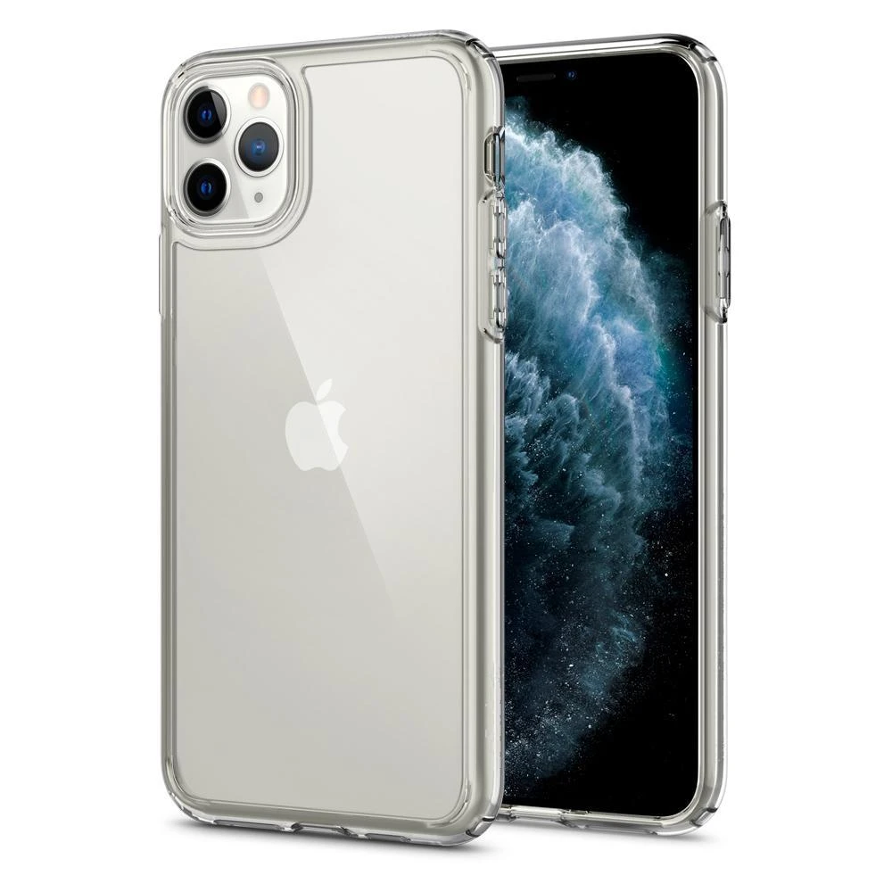 Spigen Ultra Hybrid dėklas skirtas Apple iPhone 12 Pro Max, spalva - Crystal Clear