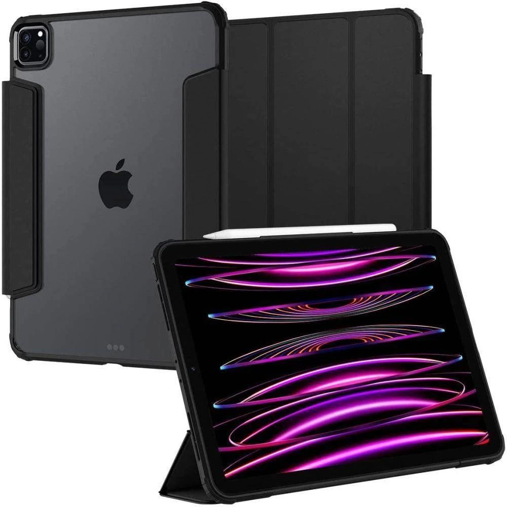Spigen Ultra Hybrid Pro, juodas - iPad Pro 12.9" (2022/2021)