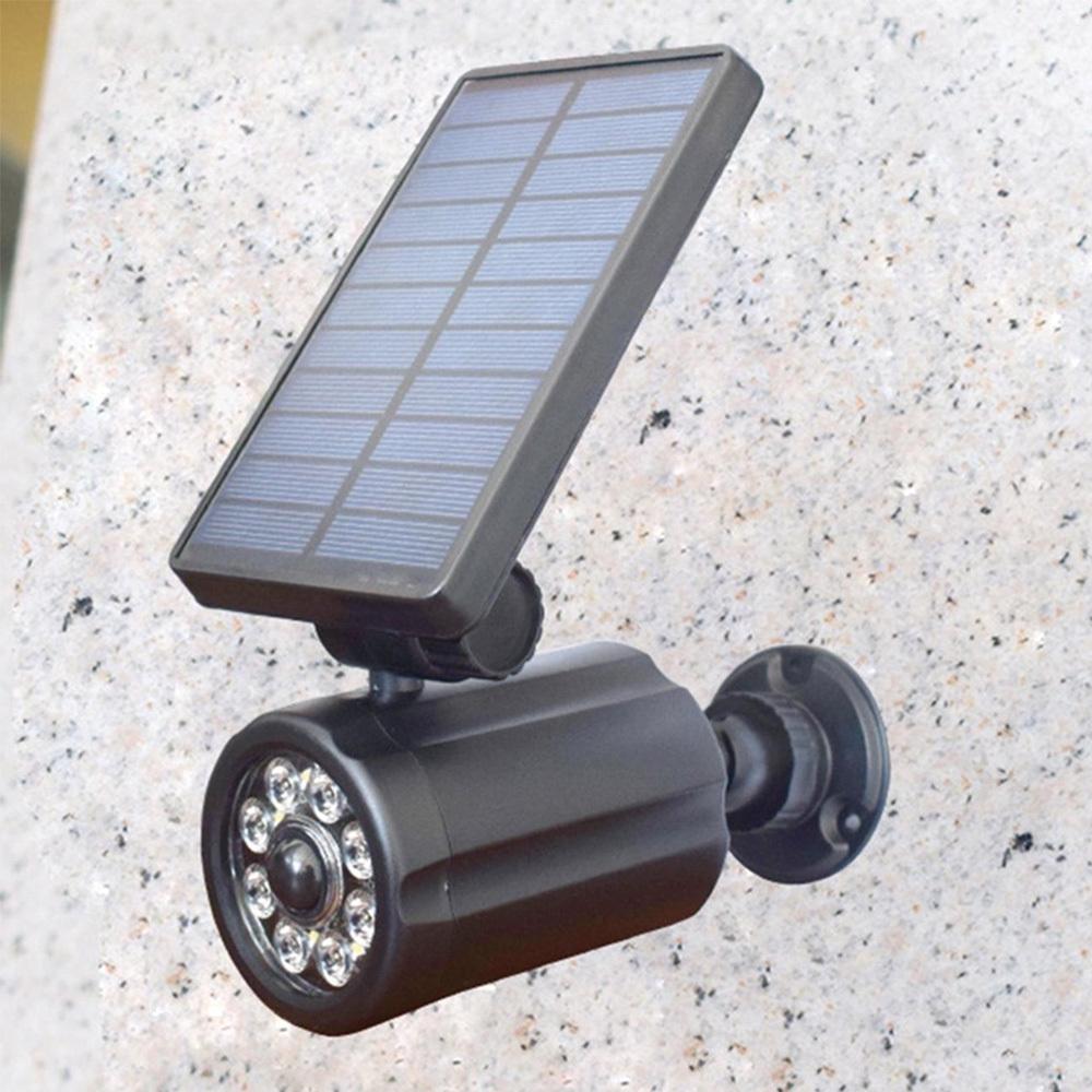 SUNARI saulės lempa LED FLS-25 SMD PIR manekeno kamera 4W 300lm 6000K 1500mAh Li-Ion Forever Light