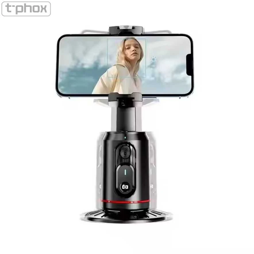 T-PHOX ICIRCLE GIMBAL/TRIKOJIS SU AI VEIDO SEKIMO FUNKCIJA 360° Juodas LAIKIKLIS