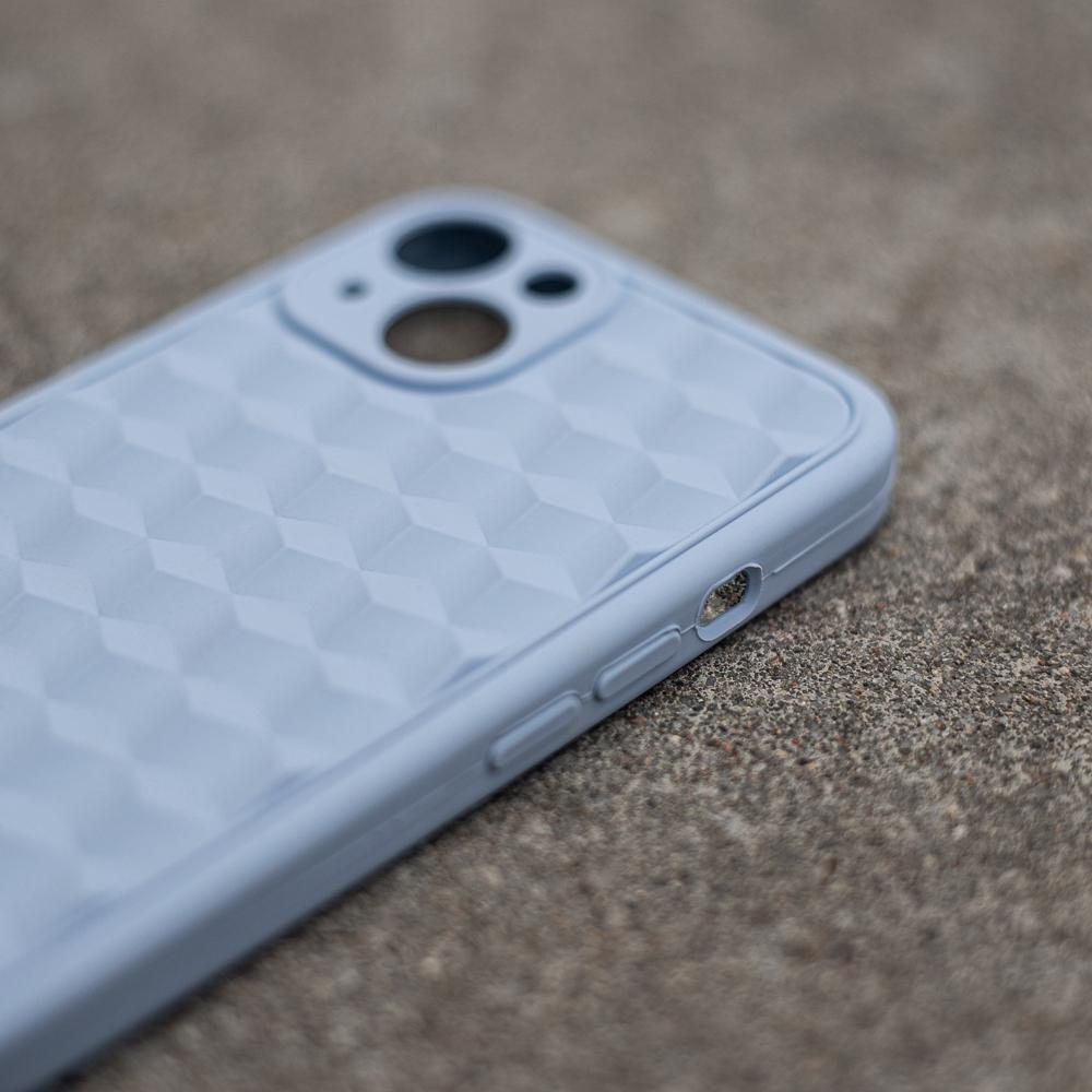 iLike TelForceone 3D Cube dėklas skirtas Apple iPhone 14 6,1'', Ice