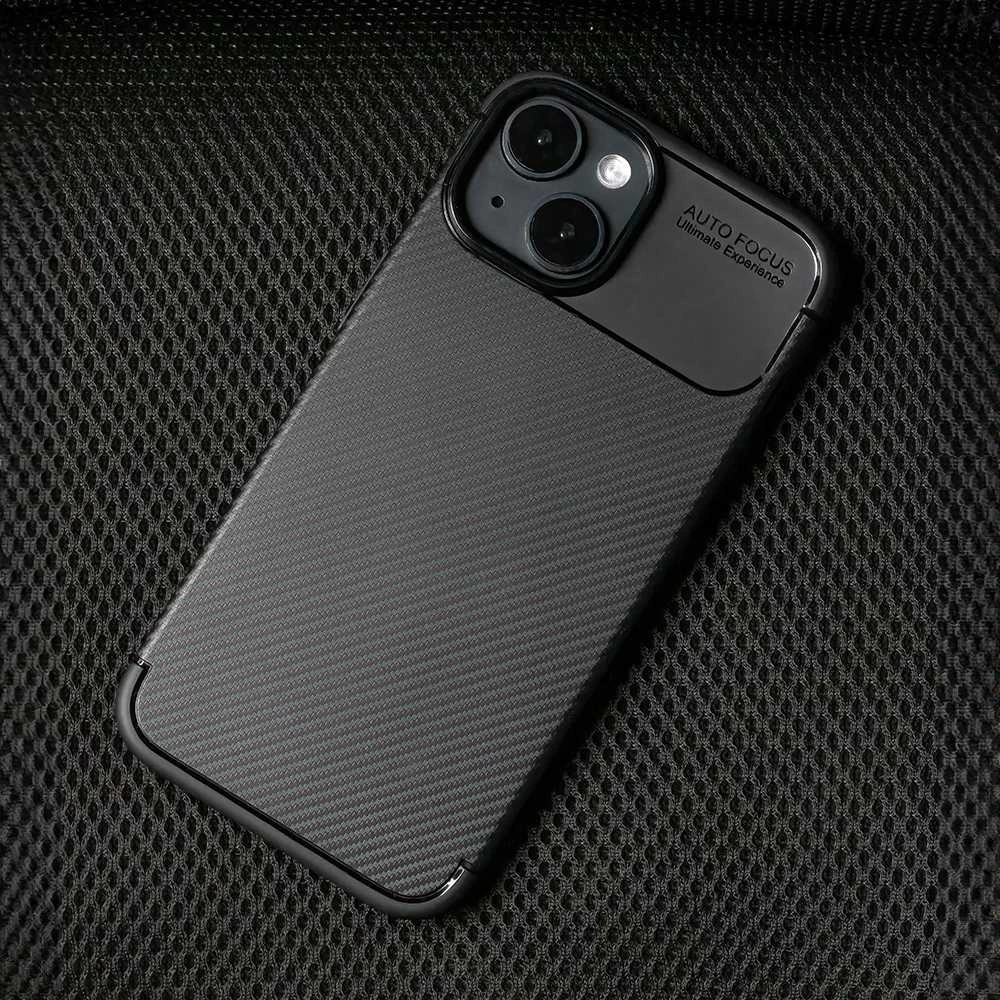 TFO Carbon Juodas dėklas, skirtas Samsung Galaxy S25 Ultra