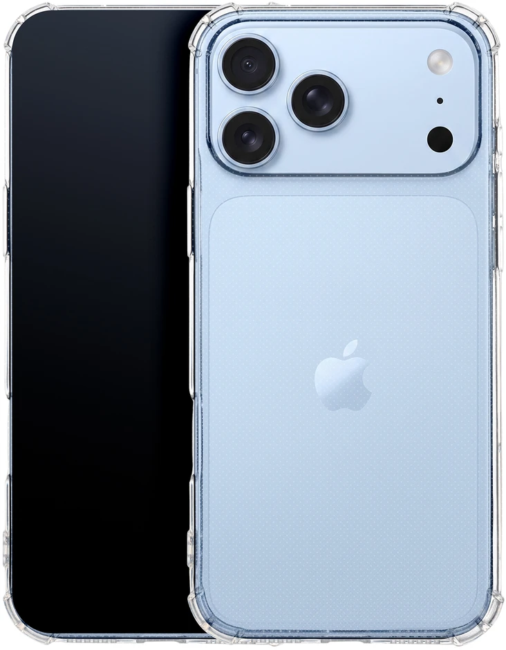 TFO Anti-shock 1,5 mm dėklas, skirtas iPhone 17 Pro 6,3" / iPhone 18 Pro 6,3" skaidrus, su didele anga