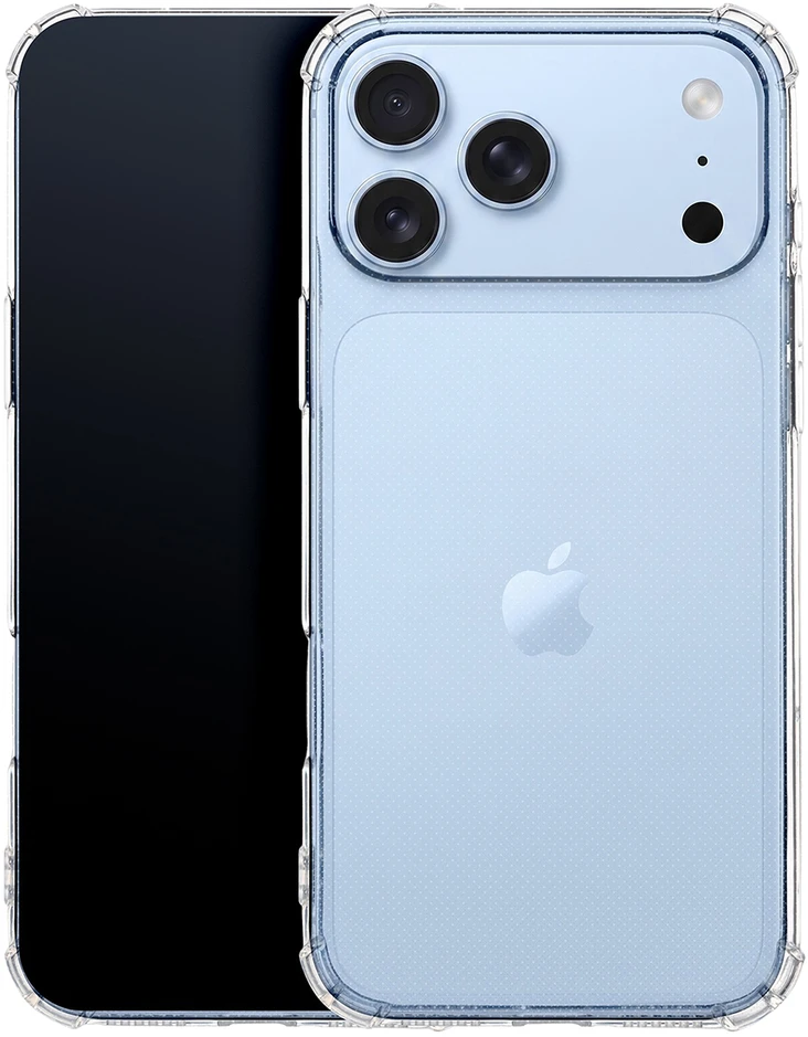 TFO „Anti Shock“ 1,5 mm dėklas, skirtas „iPhone 17 Pro Max“ 6,9" / „iPhone 18 Pro Max“ 6,9" skaidrus, su didele anga