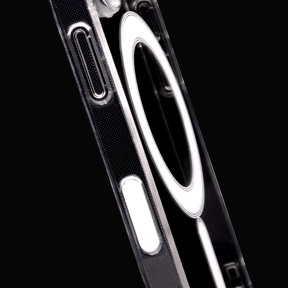 TFO Smūgiams atsparus Mag magnetinis dėklas iPhone 16 6,1 skaidrus, 1.5mm
