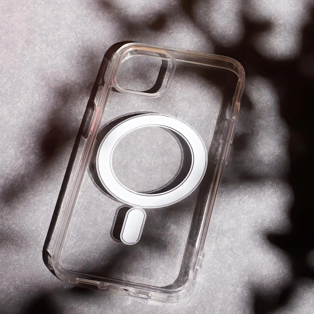 Oem TelForceone 1,5 mm "MagSafe" dėklas nuo smūgių "iPhone 14 Pro Max" 6,7 skaidrus