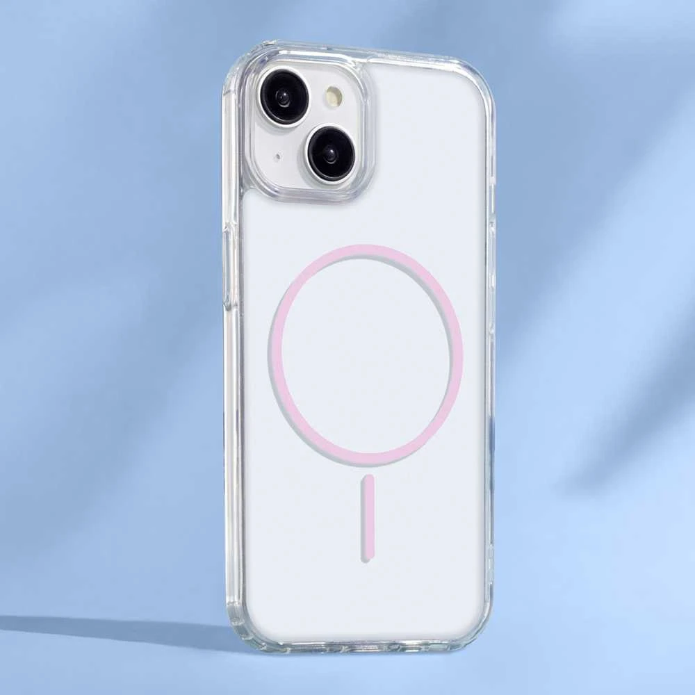 TFO „Anti Shock“ plonas „Mag“ dėklas, skirtas „iPhone 14 Pro“ 6,1" rožinės spalvos