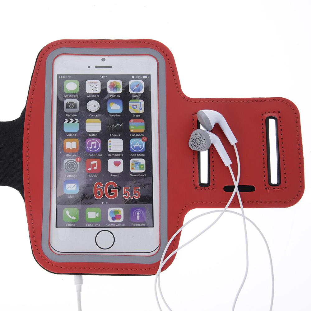 Greengo TelForceone Arm Case Premium 6,0" raudona