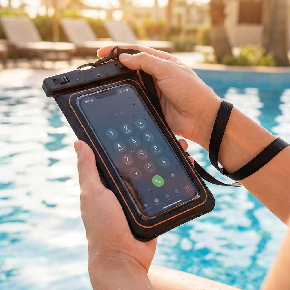 Dėklas TFO Telforceone Atsparus vandeniui case floating juodas