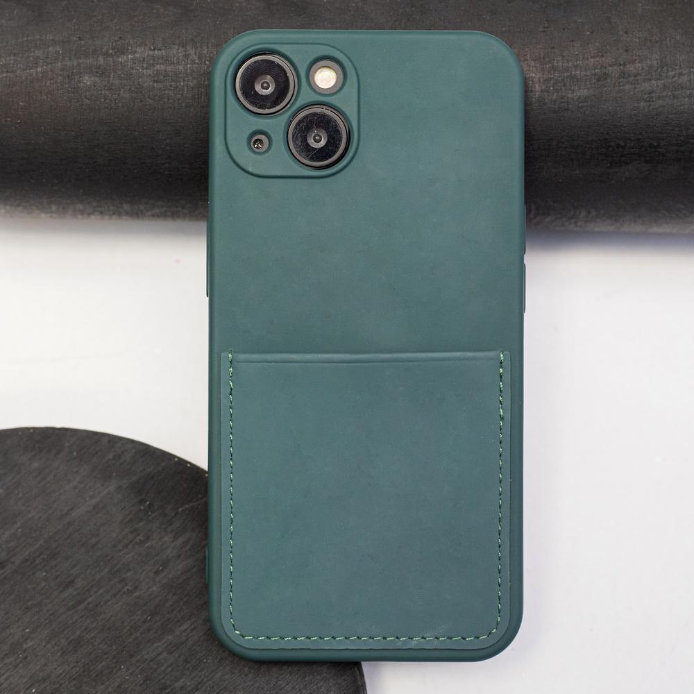 iLike TelForceone Kortelės dėklas Samsung Galaxy A13 4G žalias forest