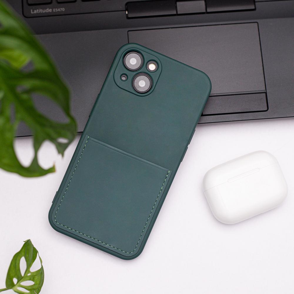 iLike TelForceone Kortelės dėklas Samsung Galaxy A13 4G žalias forest