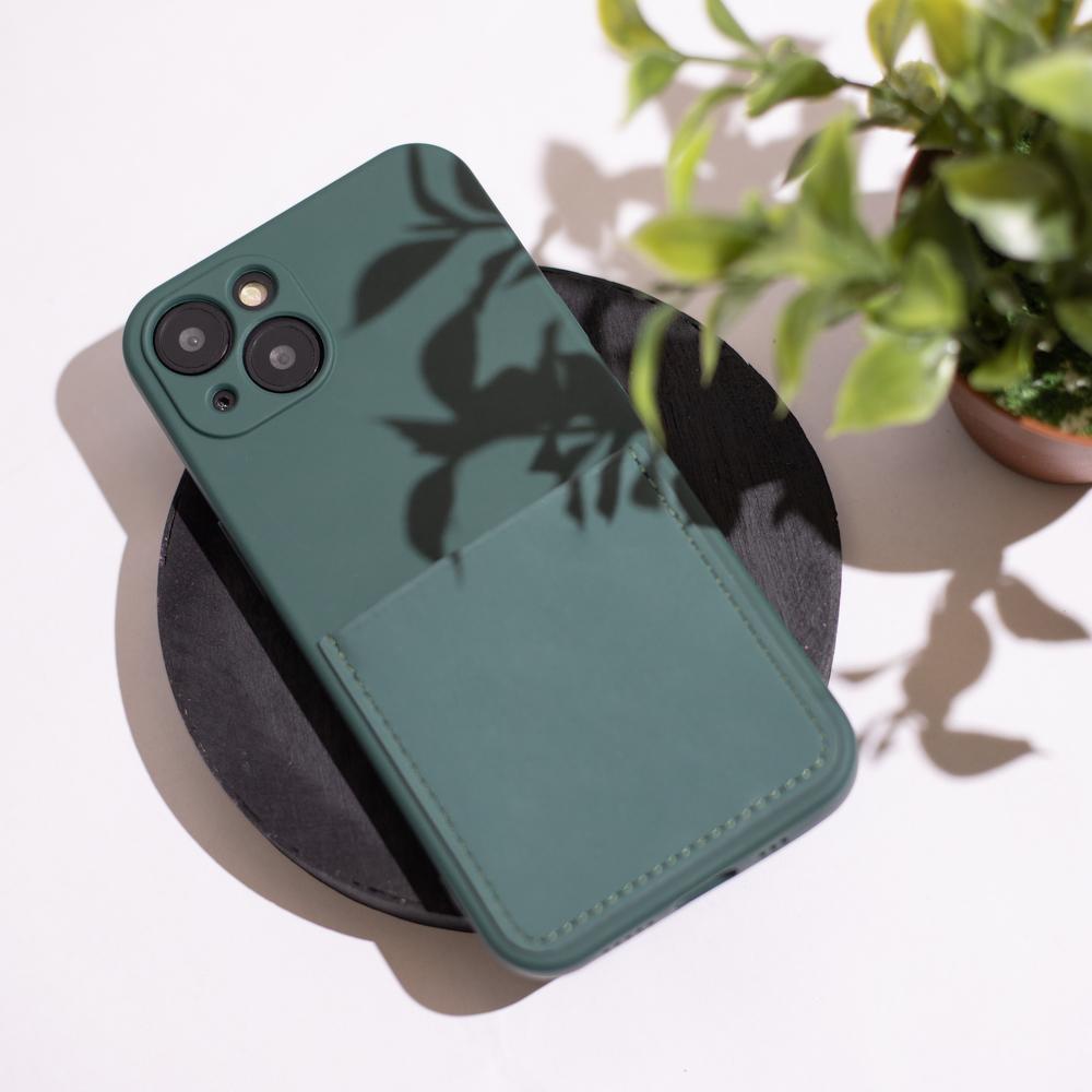 iLike TelForceone Kortelės dėklas Samsung Galaxy A13 4G žalias forest