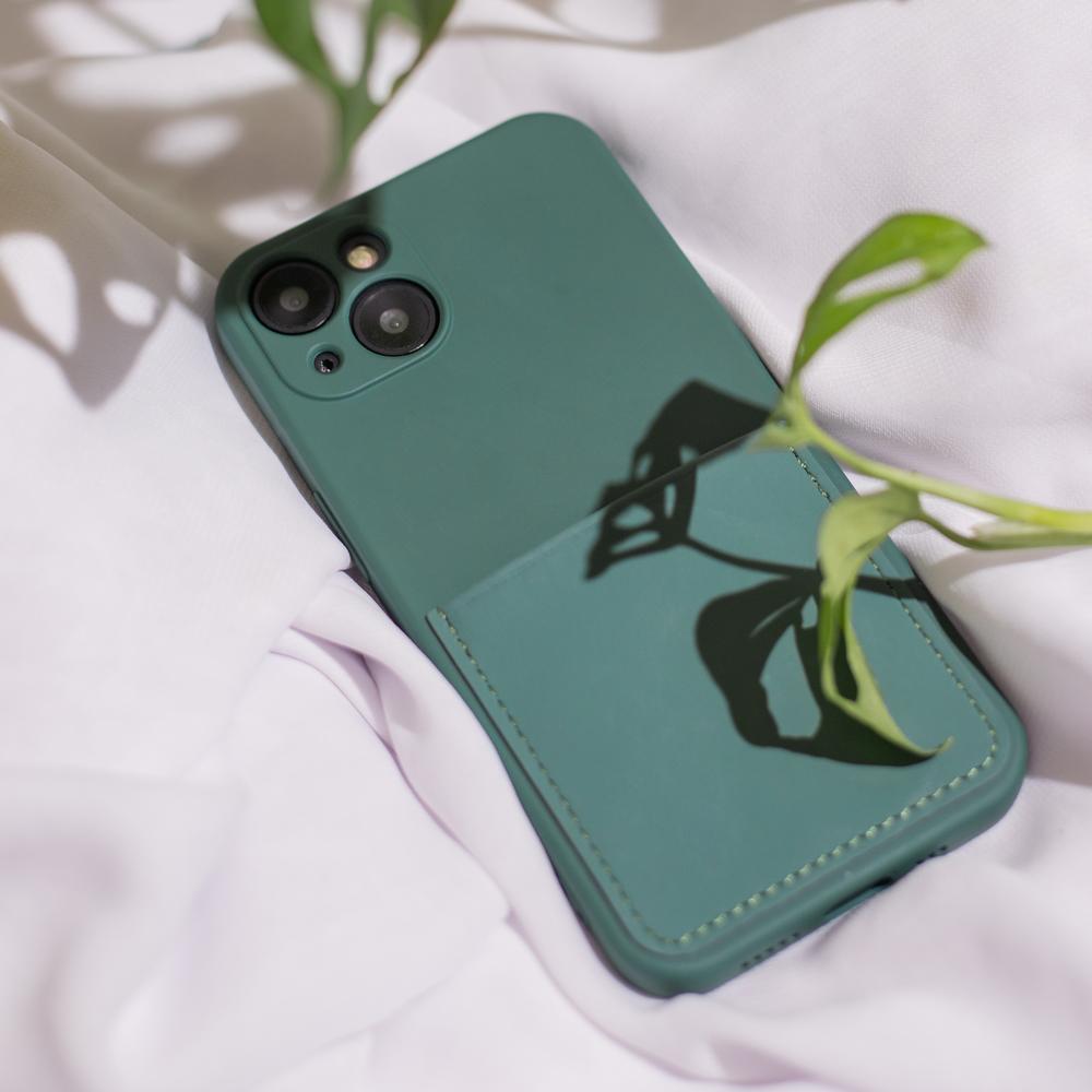 iLike TelForceone Kortelės dėklas Samsung Galaxy A13 4G žalias forest